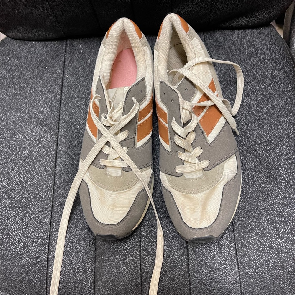 Men's Nautica Casual Sneakers Size 12Low-top Lace-up Fabric & Faux Leather Upper